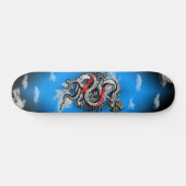 Skateboard mit Schlangenentwurf (Horizontal)
