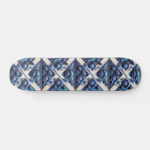 Skateboard mit Scottish Thistles Design (Horizontal)