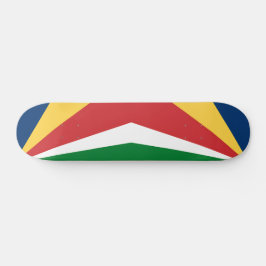 Skateboard mit Seychelles Colors Design