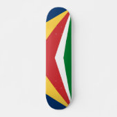 Skateboard mit Seychelles Colors Design (Vorne)
