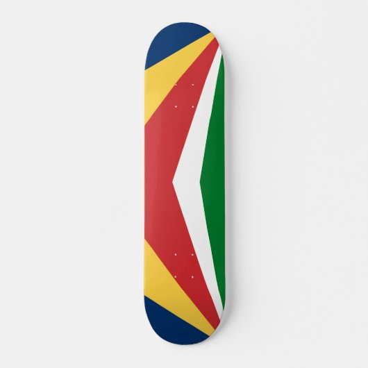 Skateboard mit Seychelles Colors Design (Vorne)
