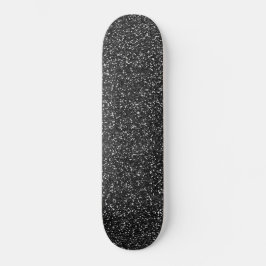 Skateboard mit Silver Sense Glitzer