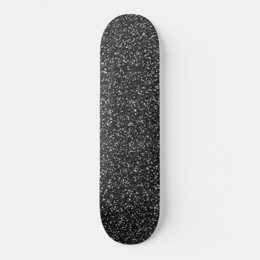 Skateboard mit Silver Sense Glitzer (Vorderseite)