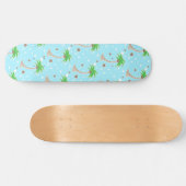 Skateboard mit Sommermuster (Horizontal)