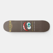 Skateboard mit Spaß "ICH LEIDE NICHT UNSANITÄT..." (Horizontal)