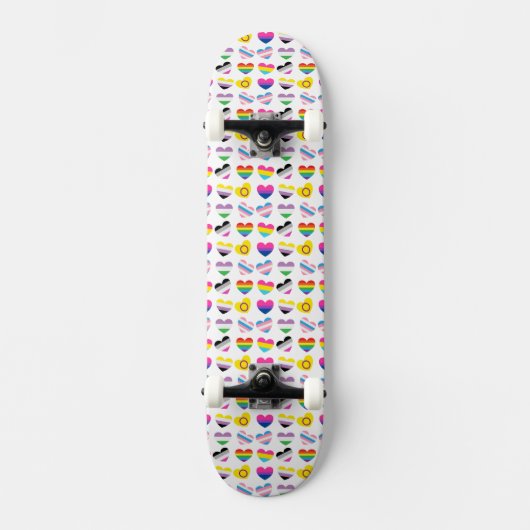 Skateboard mit Stolz (Vorderseite)