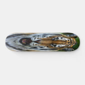 Skateboard mit Tigergesichtsbild (Horizontal)