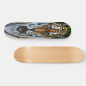 Skateboard mit Tigergesichtsbild (Horizontal)
