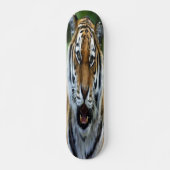 Skateboard mit Tigergesichtsbild (Vorne)