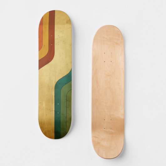 Skateboard mit Vintagem 70er (Vorderseite)