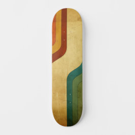 Skateboard mit Vintagem 70er