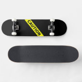 Skateboard mit Vorsicht (Horizontal)