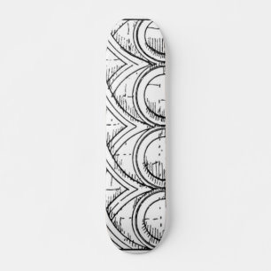 Skateboard Mittelalterliche Architektur