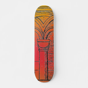 Skateboard Mittelalterliche Architektur