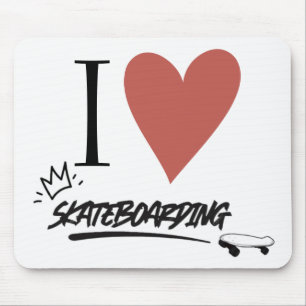 Skateboard Modern I love skateboarding Case-Ma Mousepad