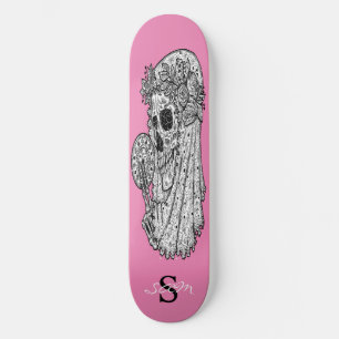 Skateboard Monogram Pink Wedelskull