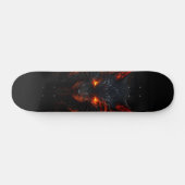 Skateboard Monstruo zorro con ojos rojos (Horizontal)