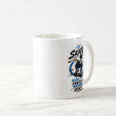 Skateboard-Motivationsdesign  Kaffeetasse (VorderseiteRechts)