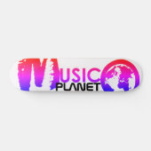 Skateboard MUSIC PLANET, 7¾ Zoll Deck (Horizontal)