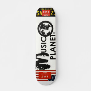 Skateboard MUSIC PLANET, 7¾ Zoll Deck