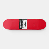 Skateboard "NAME & ABZEICHEN#" (Horizontal)