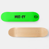 Skateboard neongrün (Horizontal)