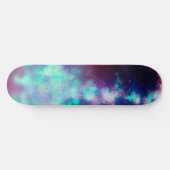 Skateboard Night Sky Neon Lights (Horizontal)
