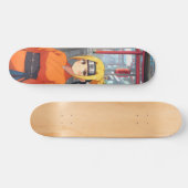 Skateboard Ninja-Dorf Japanischer Anime (Horizontal)