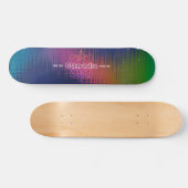 Skateboard Nordlichter (Horizontal)