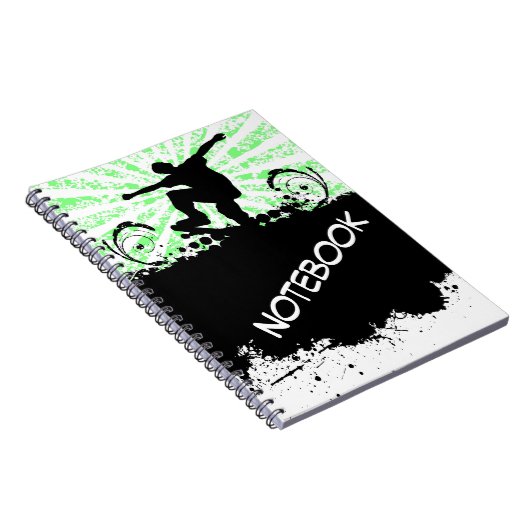 Skateboard-Notebook Notizblock (Rechte Seite)