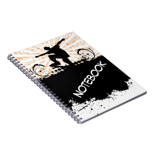 Skateboard-Notebook Notizblock (Rechte Seite)