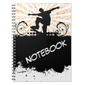 Skateboard-Notebook Notizblock (Vorderseite)