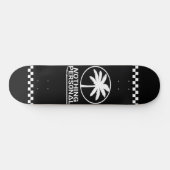 Skateboard "Nothing Personal Checkered Stripes" (Horizontal)