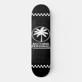 Skateboard "Nothing Personal Checkered Stripes"