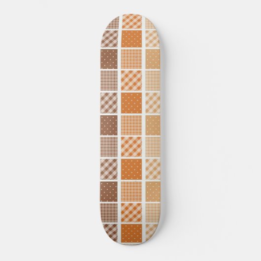 Skateboard Orange Brown (Vorderseite)