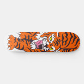 Skateboard Orange Tiger (Horizontal)