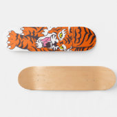 Skateboard Orange Tiger (Horizontal)