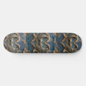 Skateboard Paper Cut Eagle Two Souls One Heart (Horizontal)