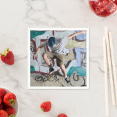 Skateboard Paper Napkins Serviette (Beispiel)