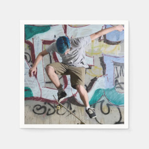 Skateboard Paper Napkins Serviette