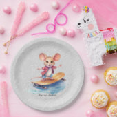 Skateboard-Papiertafel für Wasserfarben Pappteller (Party)