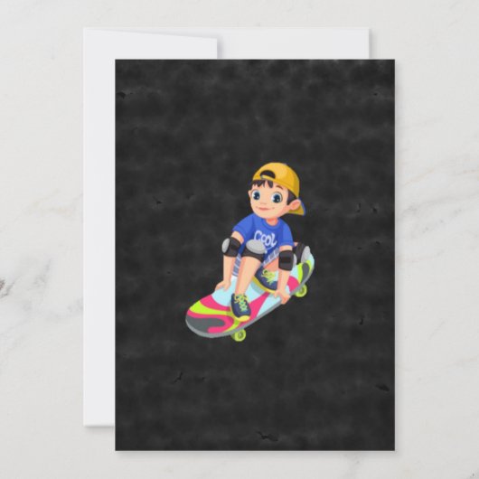 Skateboard Park Geburtstagsparty (Rückseite)