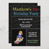 Skateboard Park Geburtstagsparty (Vorne/Hinten)