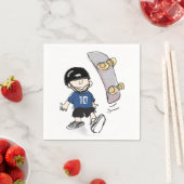 Skateboard Party Serviette (Beispiel)