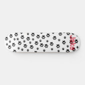 Skateboard Paws Cat Kitten Welpenhund (Horizontal)