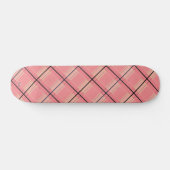 Skateboard Peach Kariert HAMbyWG (Horizontal)
