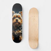 Skateboard Perro miniatura enérgico y juguetón (Vorderseite)