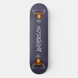 Skateboard Personalisiert Angry Gorilla Kopf Sacro