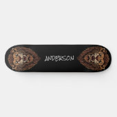 Skateboard Personalisiert Angry Lion Head (Horizontal)