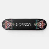 Skateboard Personalisiert Angry Tiger Sacro Form (Horizontal)